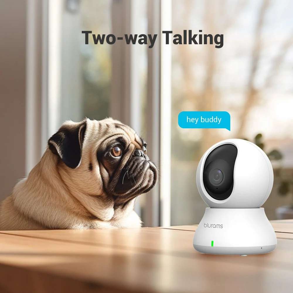 2K HD Baby Monitor Camera with Motion Detection & Two-Way Audio