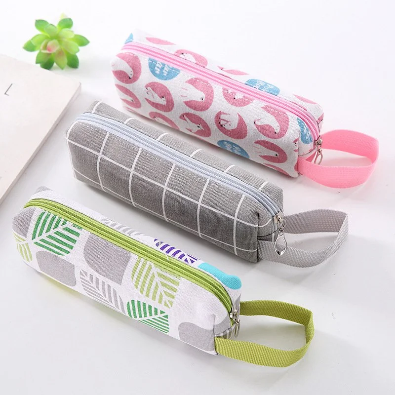Avocado Kawaii Cartoon Pencil Case for School and Office Supplies