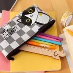 Cat Silicone Waterproof Pencil Case