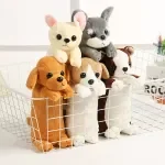 Cartoon Plush Dog Pencil Case