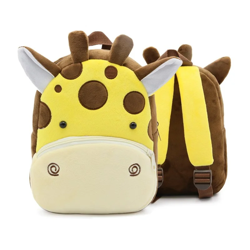 Adorable Giraffe Plush Backpack - Perfect for Kindergarten & Daily Use