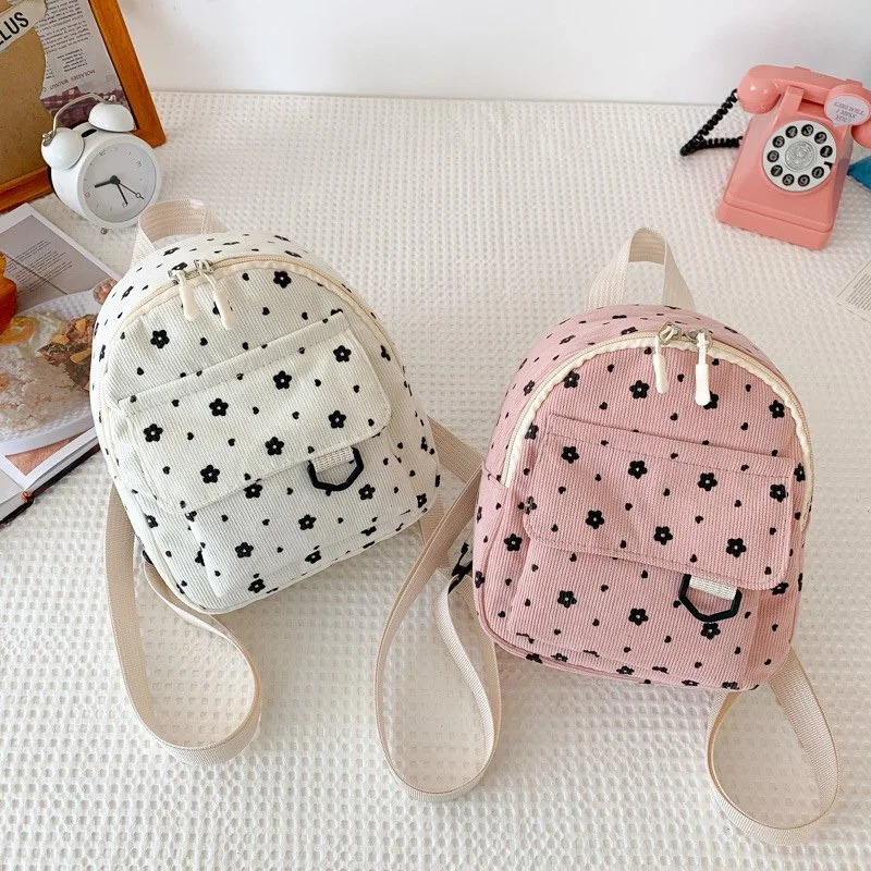 Cute Floral Mini Backpack for Kids - Stylish School and Travel Bag