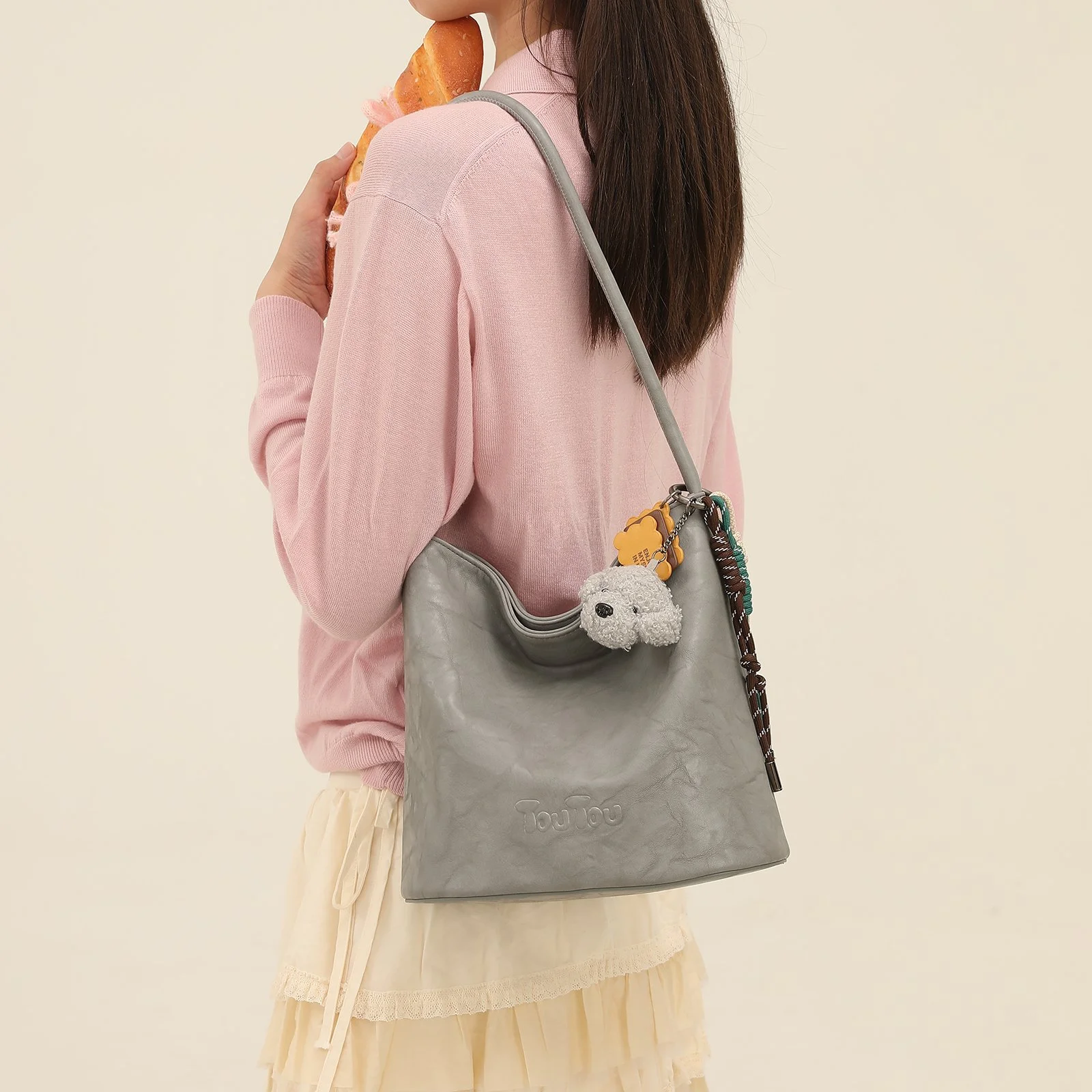 Stylish Bucket Bag for Women - Large Capacity Shoulder Bag