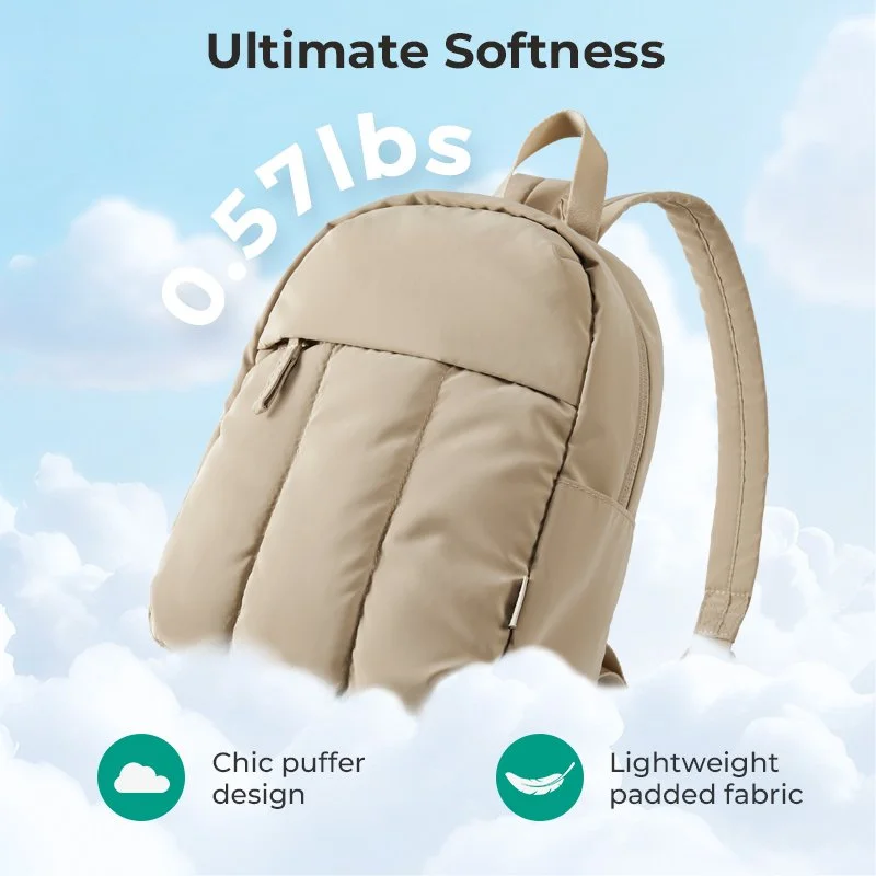 Waterproof Quilted Lightweight Backpack