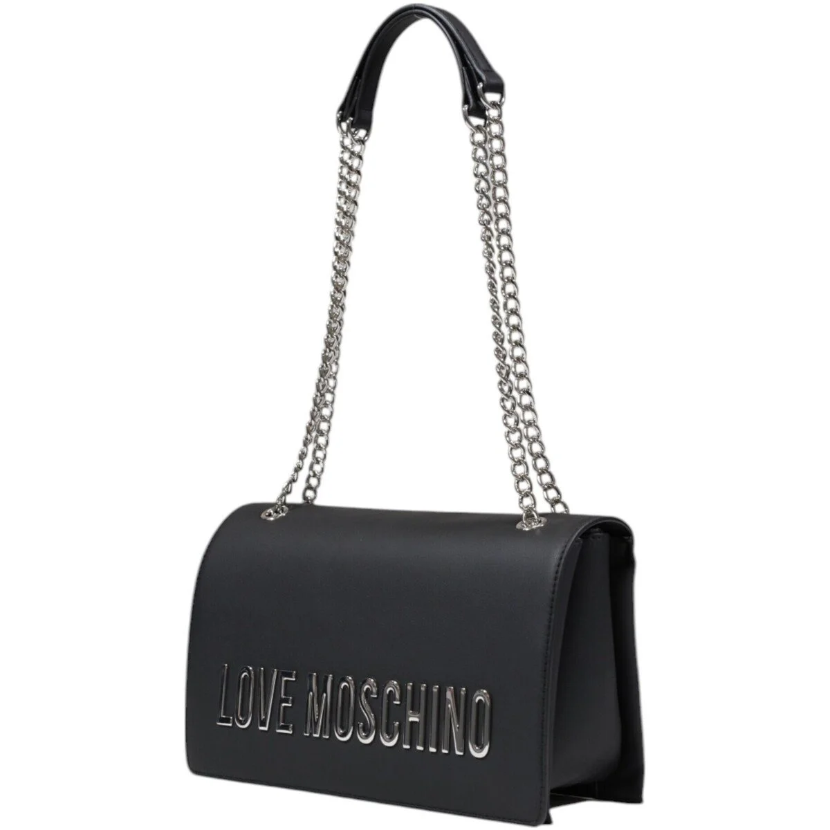 Love Moschino Women’s Grey Shoulder Bag – Spring/Summer Must-Have