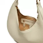 Pinko Women’s Beige Leather Shoulder Bag
