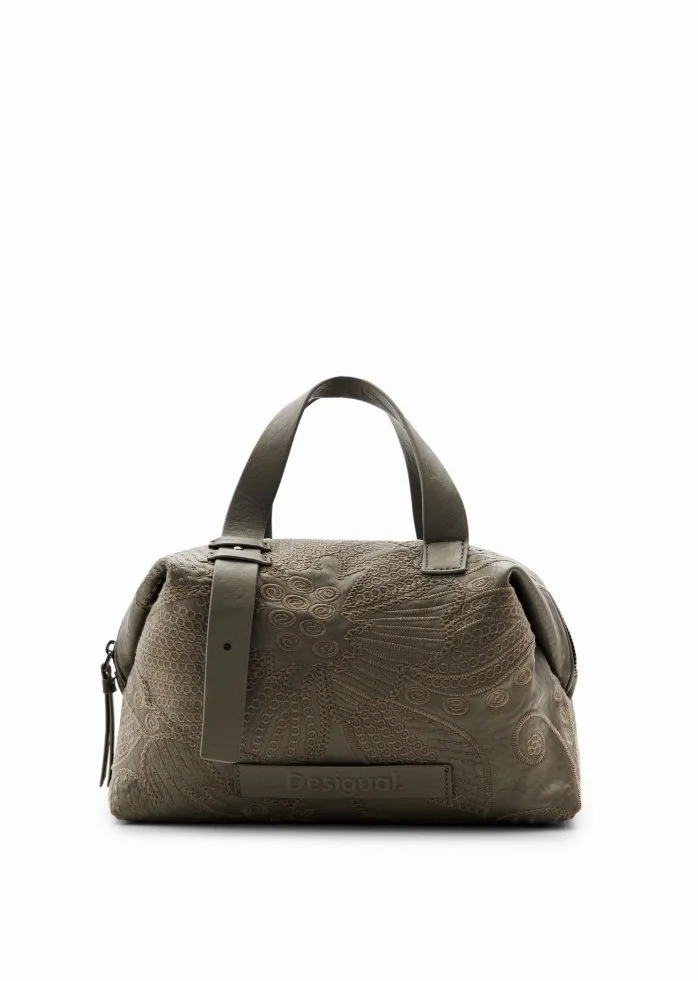 Desigual Stylish Bag with Adjustable Handles, Shoulder Strap, and Logo Detail