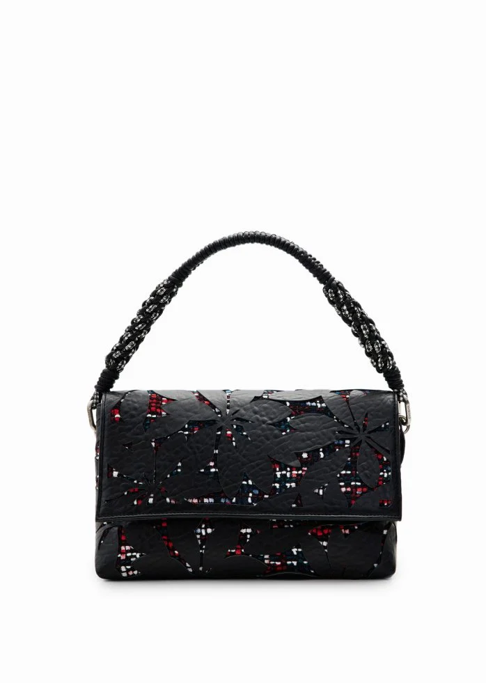 Desigual Elegant Bag with Adjustable Straps, Dual Compartments, and Logo Detail