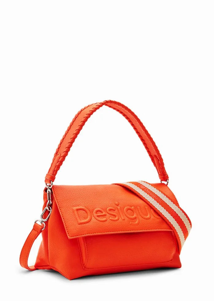 Desigual Versatile Bag with Adjustable Strap, Multiple Compartments, and Logo