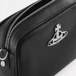 Vivienne Westwood Anna Leather Shoulder Bag with Orb Detail