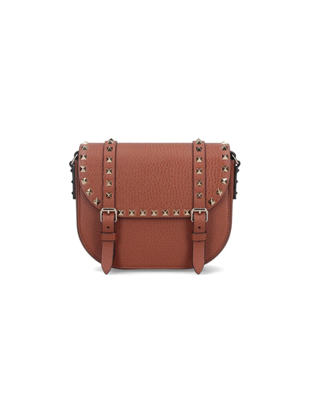 Valentino Garavani Leather Rockstud Shoulder Bag
