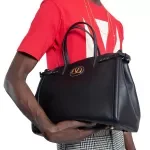 Valentino Garavani Antibes Grained Leather Tote Bag