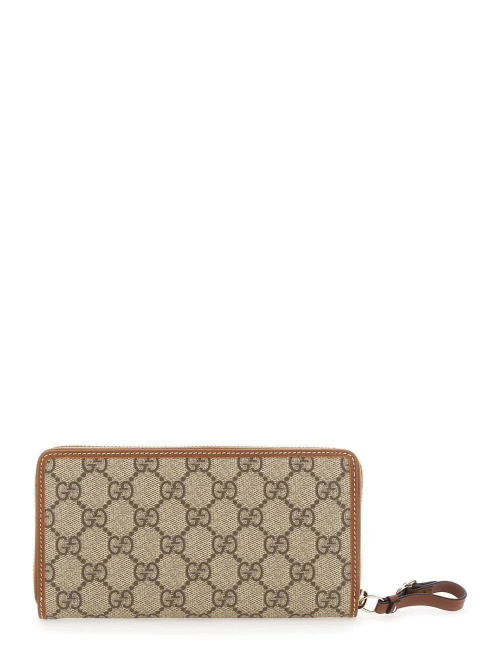 Gucci GG Logo Wallet with Zipper Closure