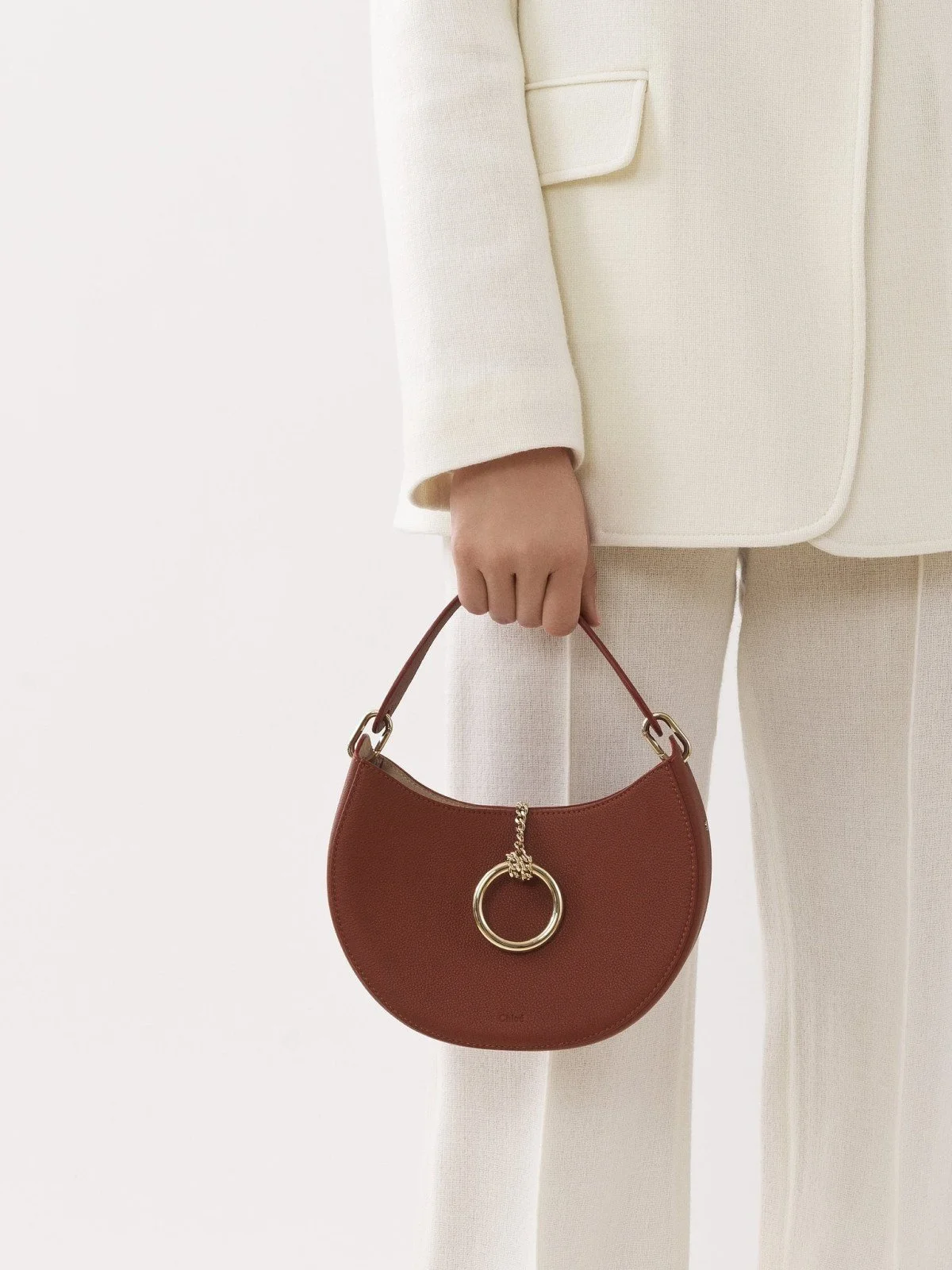 Chloé Calfskin Small Arlène Shoulder Bag