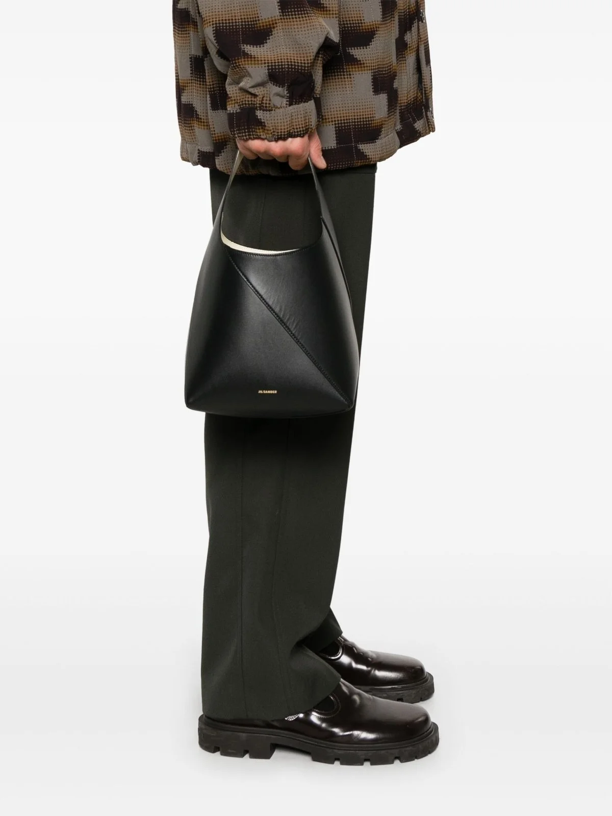 Jil Sander Vertigo Leather Handbag