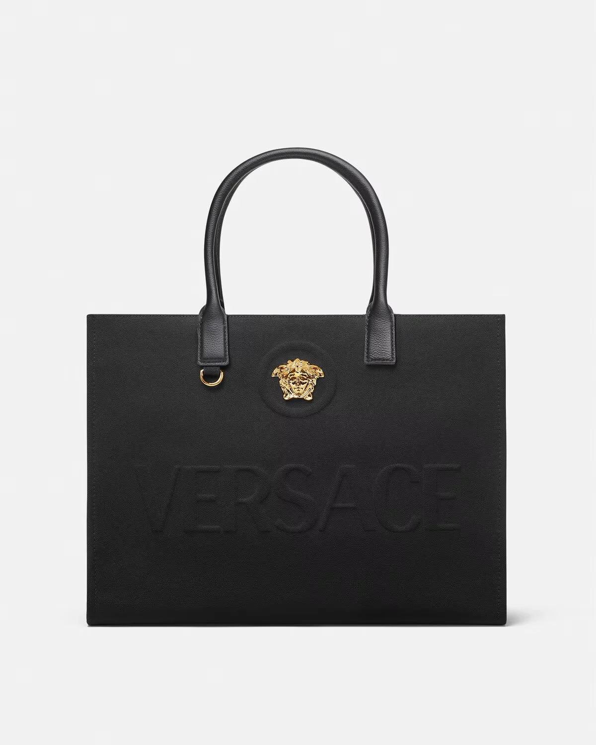 Versace La Medusa Leather Handbag