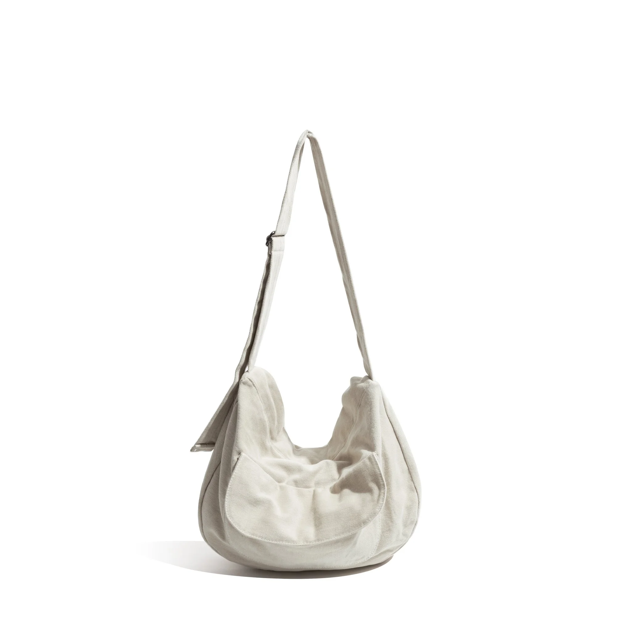 Simple Japanese Style Canvas Shoulder Bag