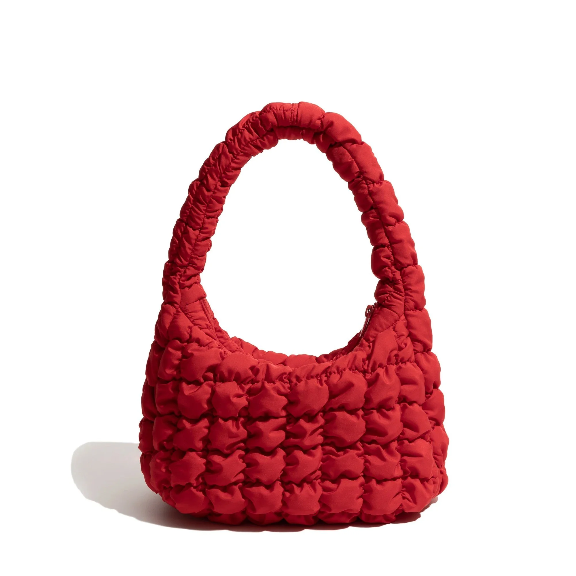Bubble Puffer Hobo Handbag