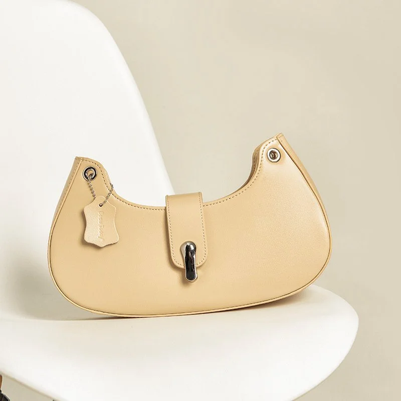 Elegant Genuine Leather Shoulder Bag for Women – Versatile & Stylish Handbag
