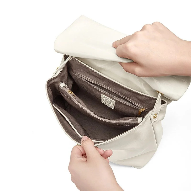 Luxury Minimalist Leather Travel Backpack