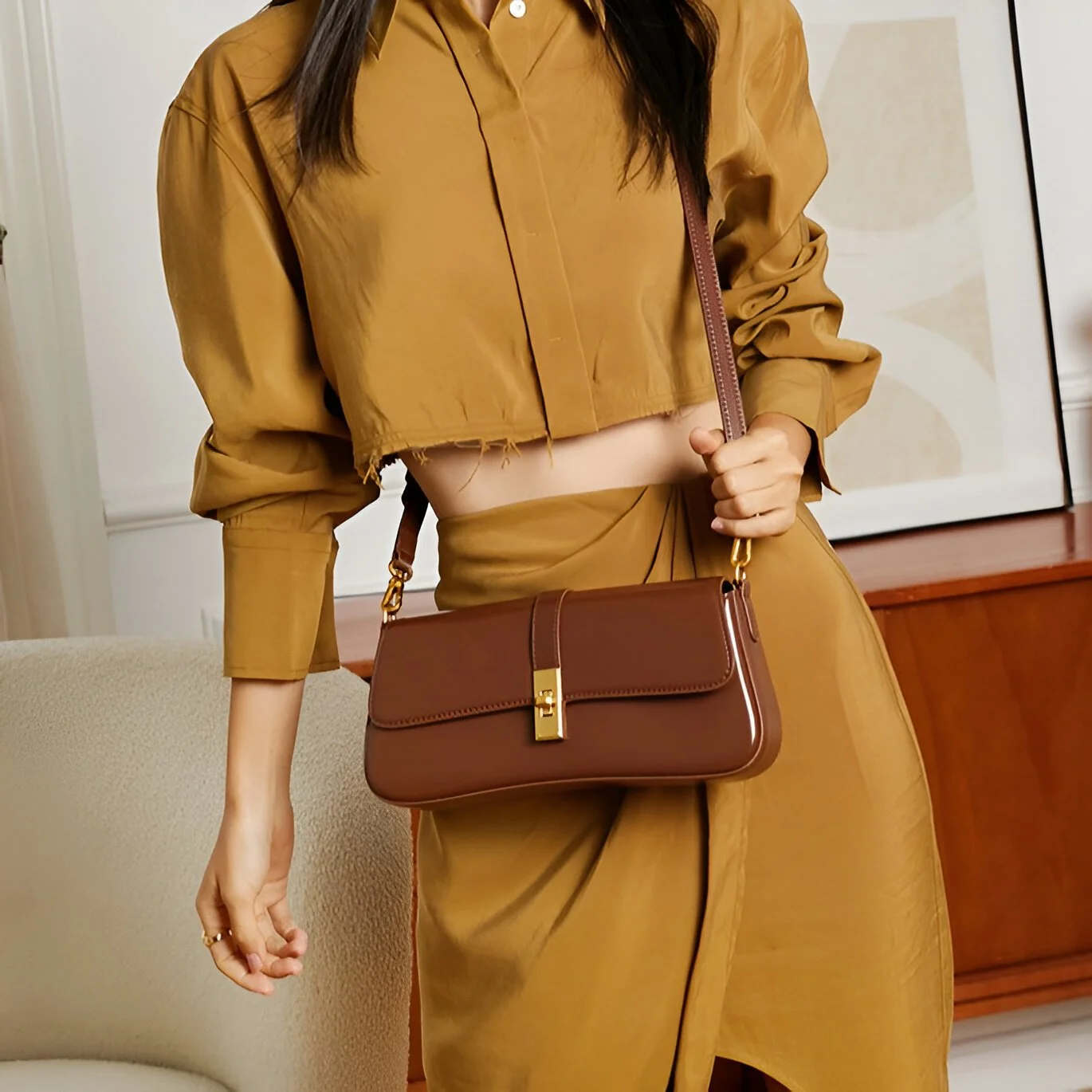 Women’s Vintage Underarm Bag