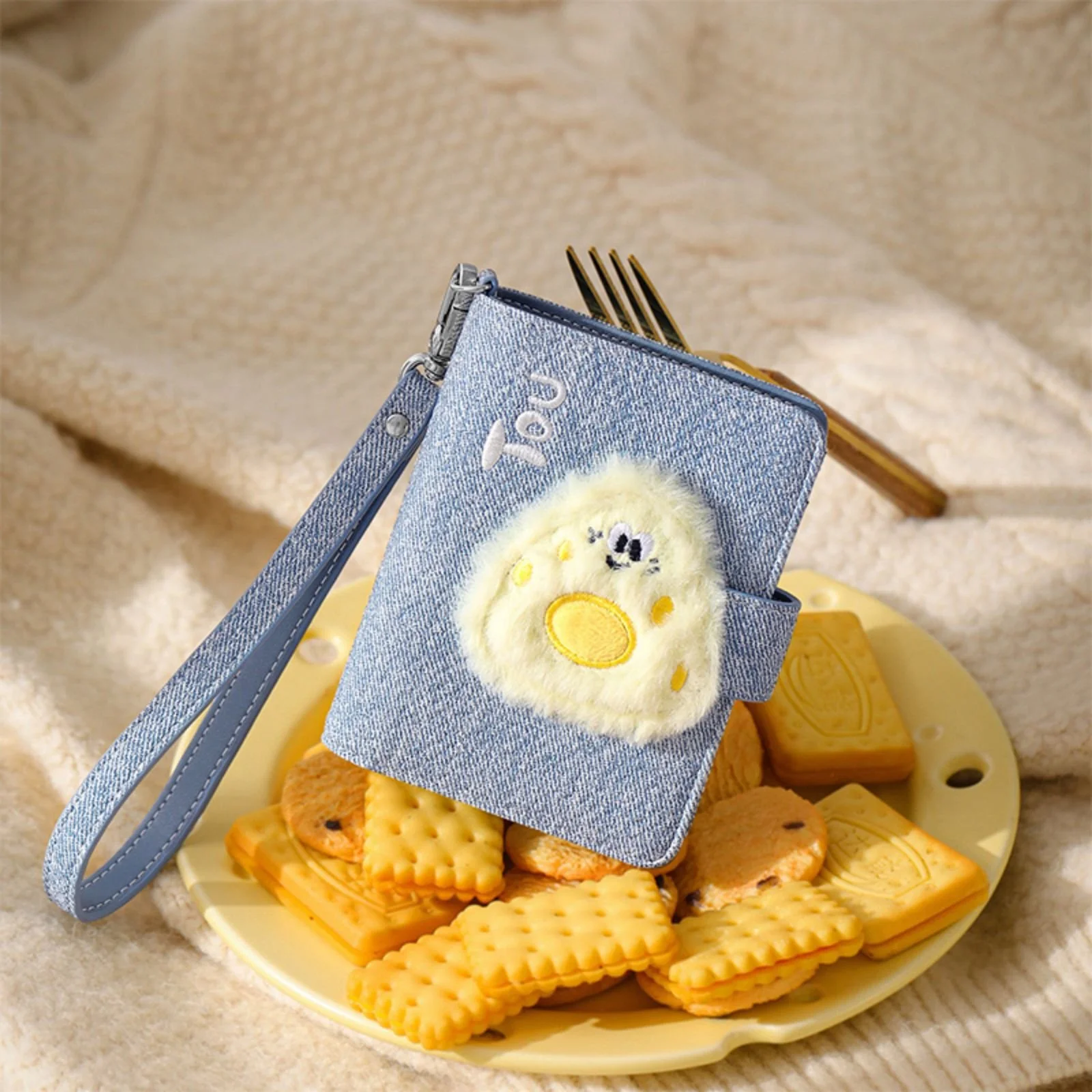 Stylish Denim Cardholder Wallet