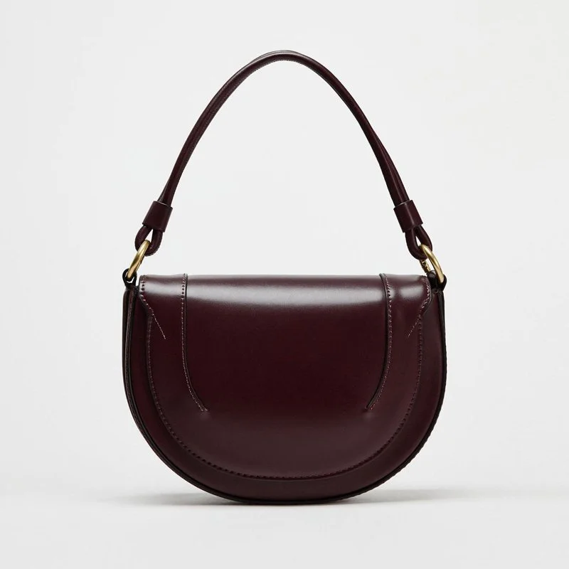 Luxury Saddle Shoulder Bag