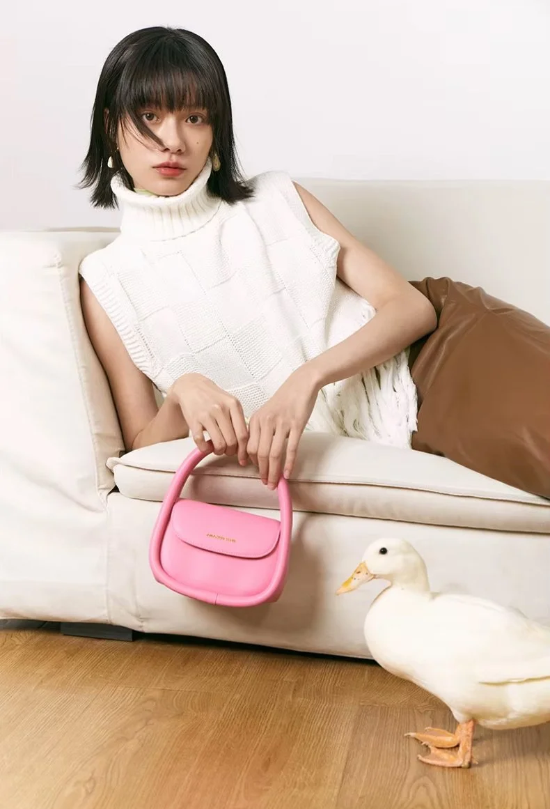 Leather Bag with Messenger Strap