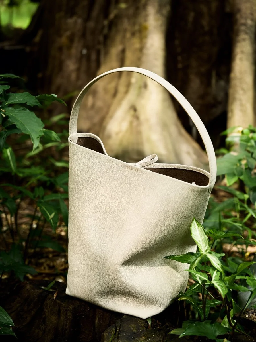 Genuine Leather Bucket Shoulder Bag – Large Capacity & Stylish