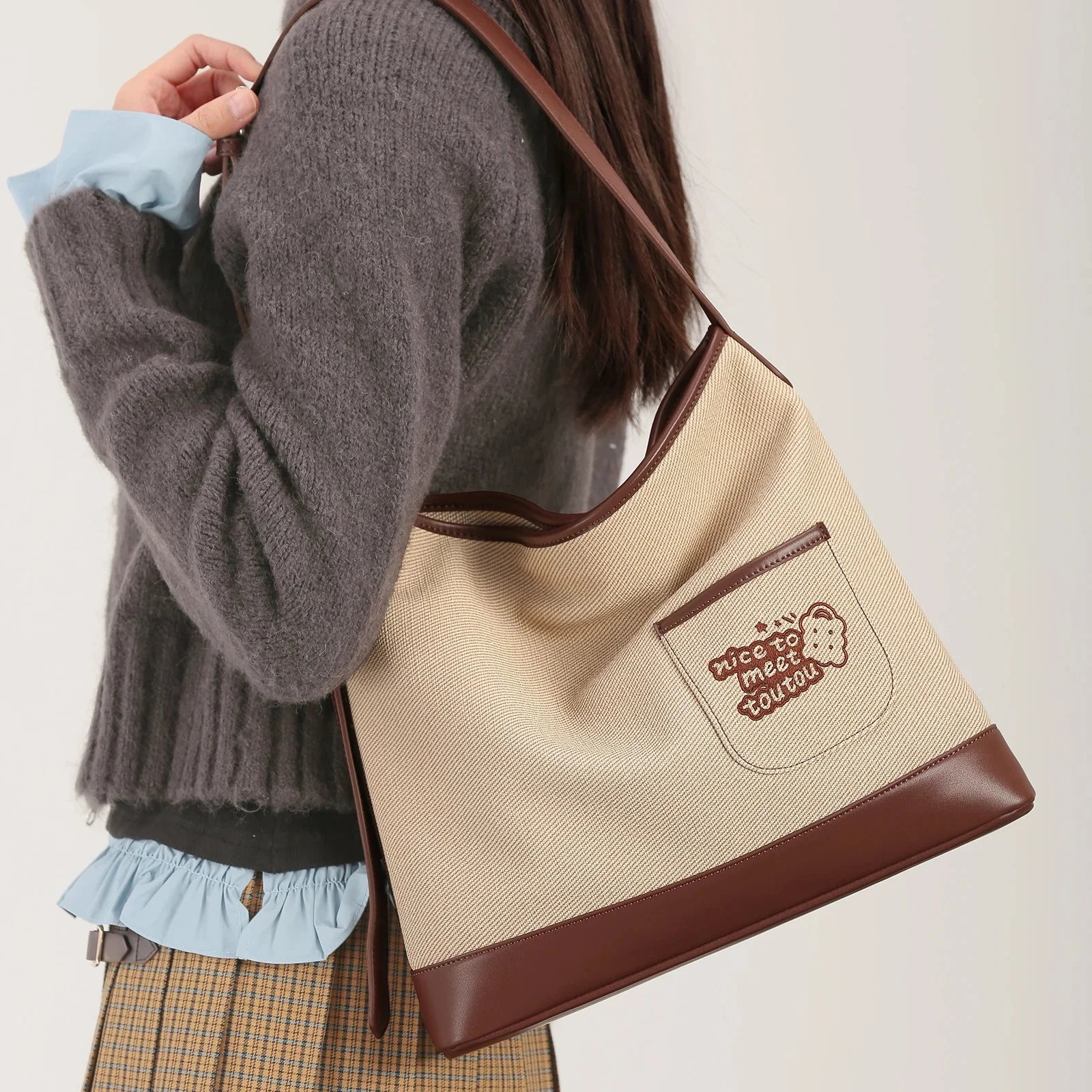 Large Canvas Tote Bag