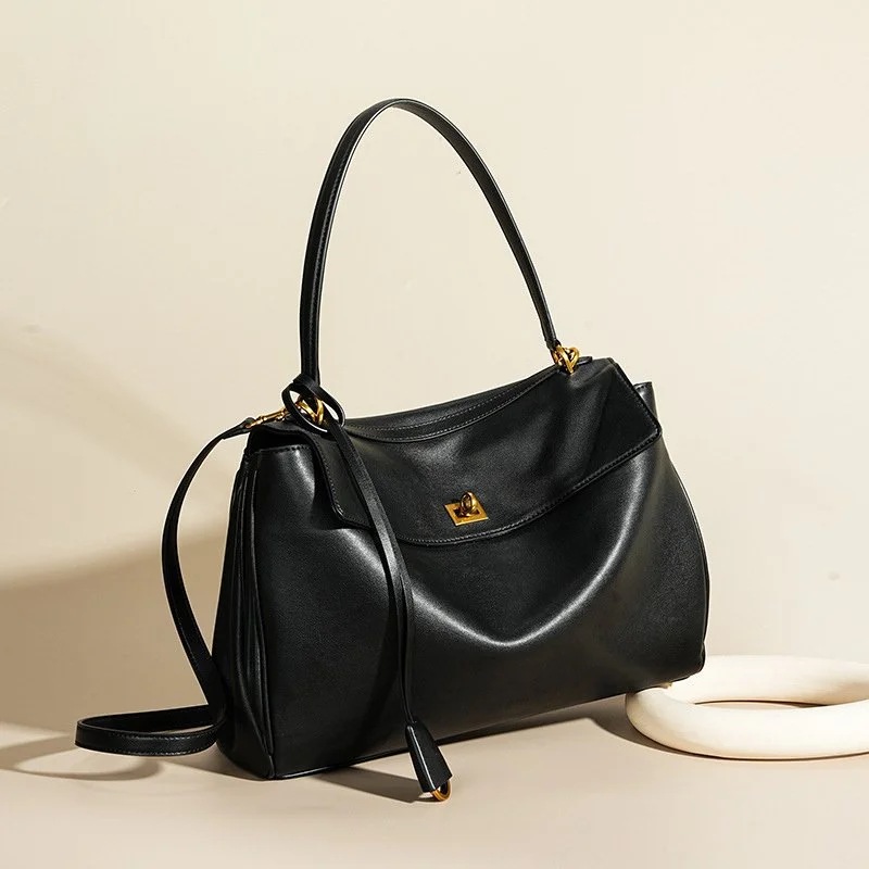 Luxury Genuine Leather Women's Shoulder Bag