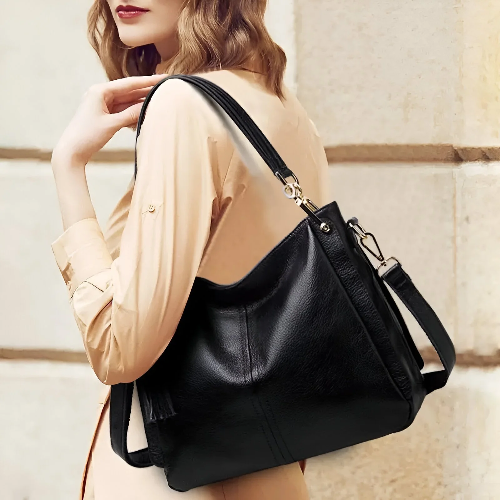 Luxury Genuine Leather Shoulder Bag