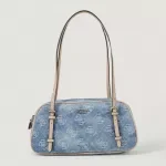Guess Women's Light Blue Printed Handbag