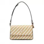 Guess Women's Beige Print Shoulder Bag
