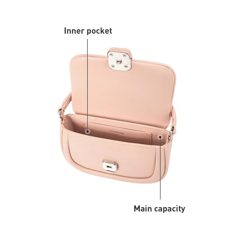 Chic Women’s Small Leather Shoulder and Crossbody Bag - Fashionable, Versatile & Stylish