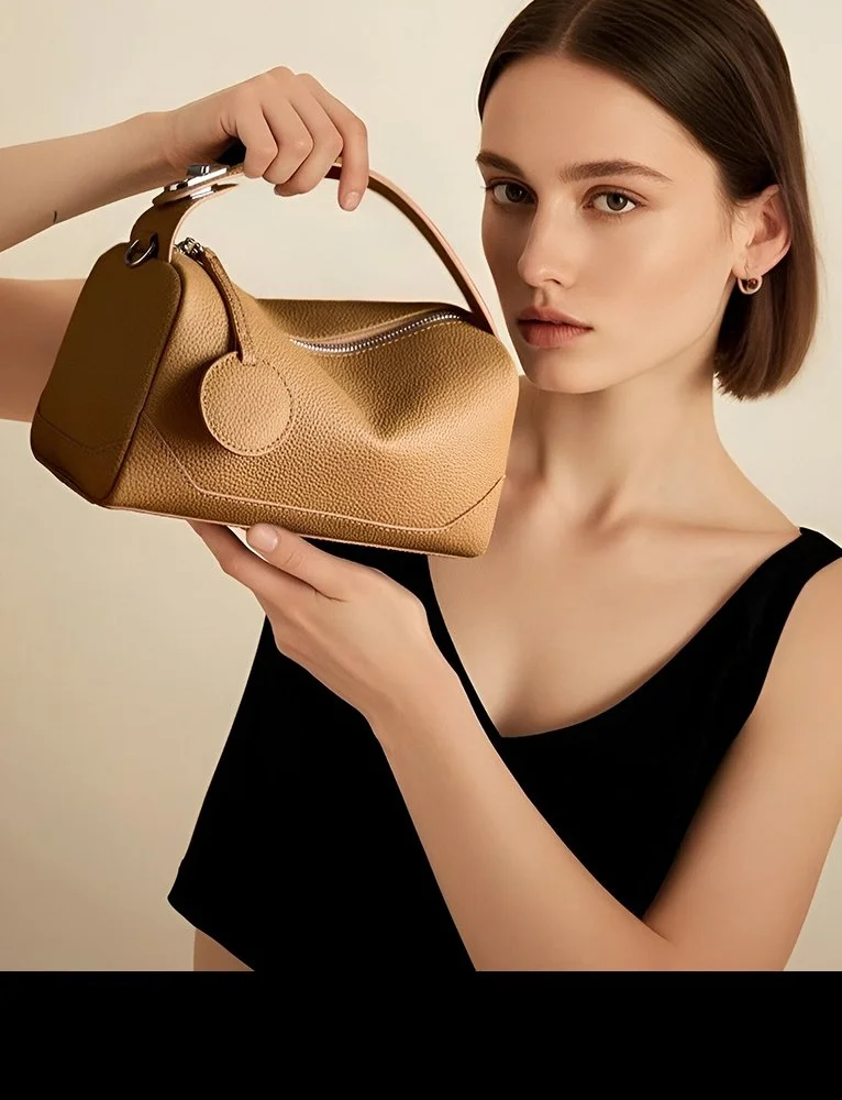 Women's Genuine Leather Boston Shoulder Bag