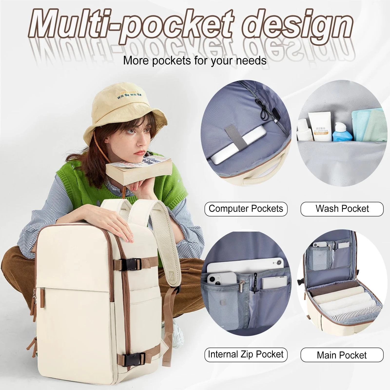 Compact Travel Cabin Backpack