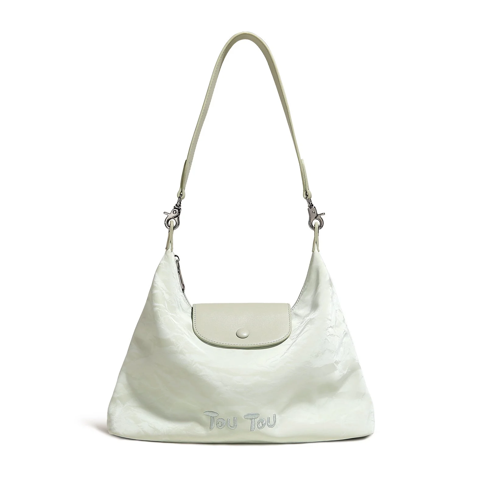 Women’s Green Designer Tote Bag with Large Capacity – Stylish One Shoulder Handbag