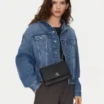 Calvin Klein Jeans Women's Shoulder Bag with Clip Closure