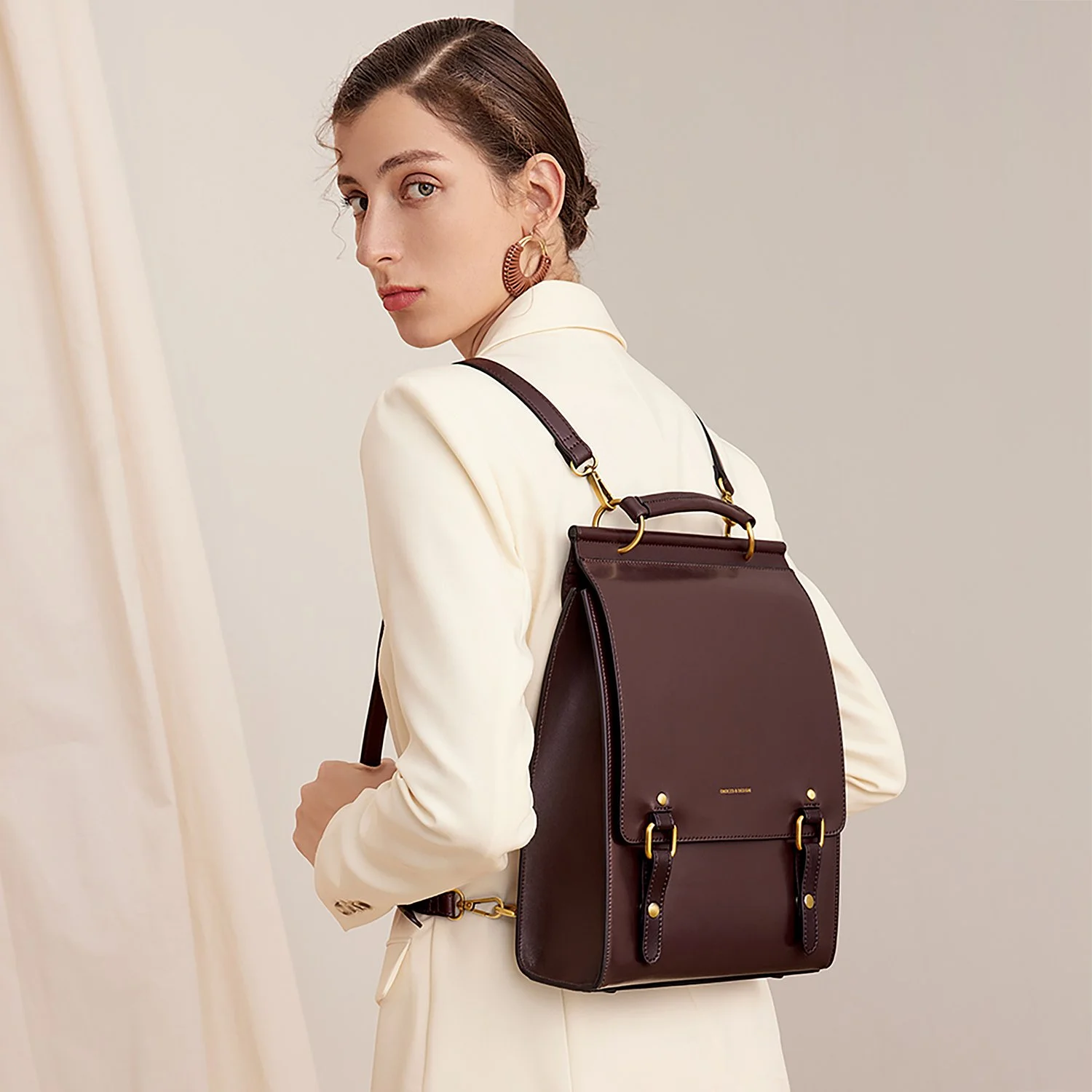 Women's Leather Backpack Purse
