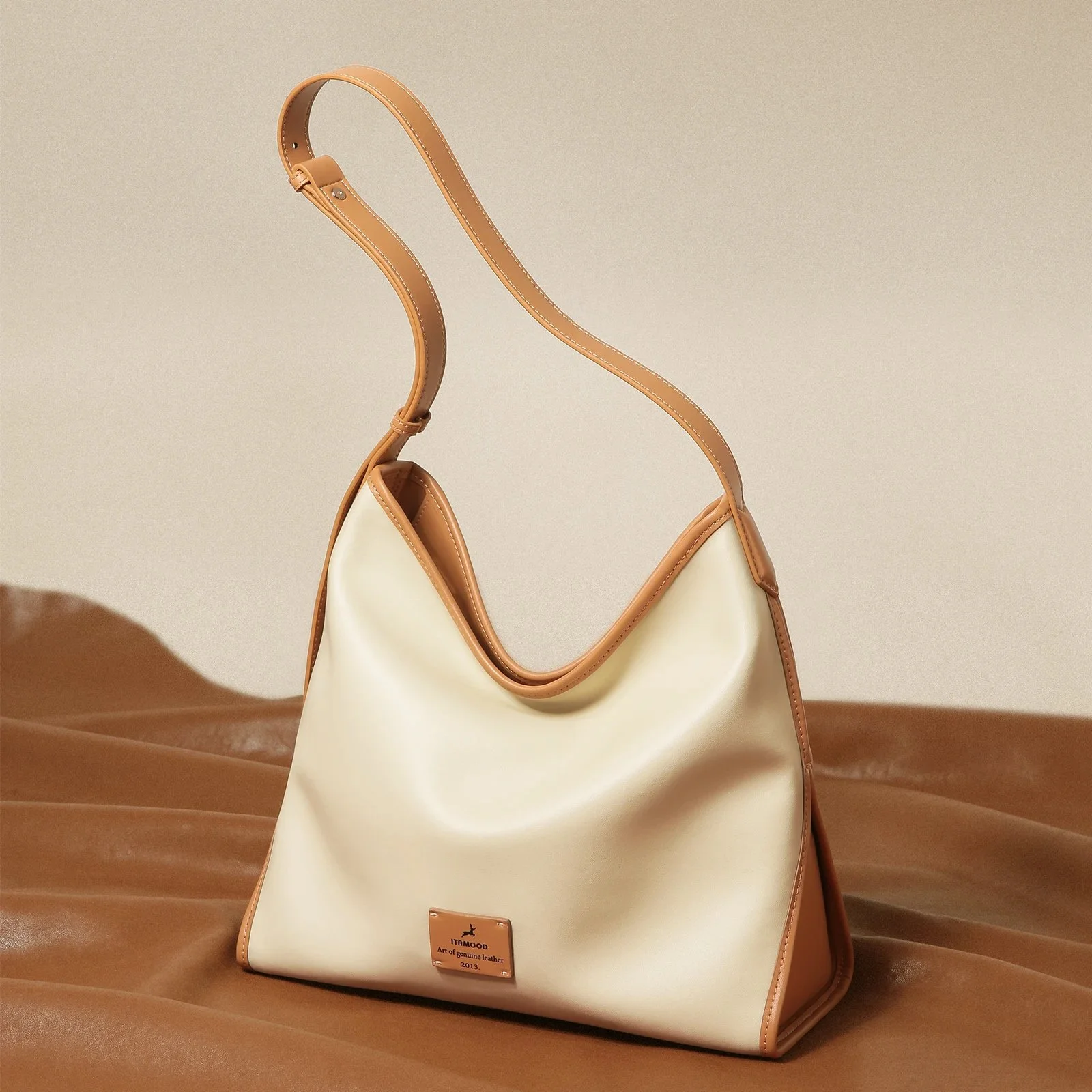 Large Capacity Leather Tote Bag