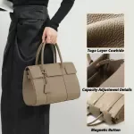 Elegant Leather Tote Bag for Women – Large Capacity Cowhide Handbag