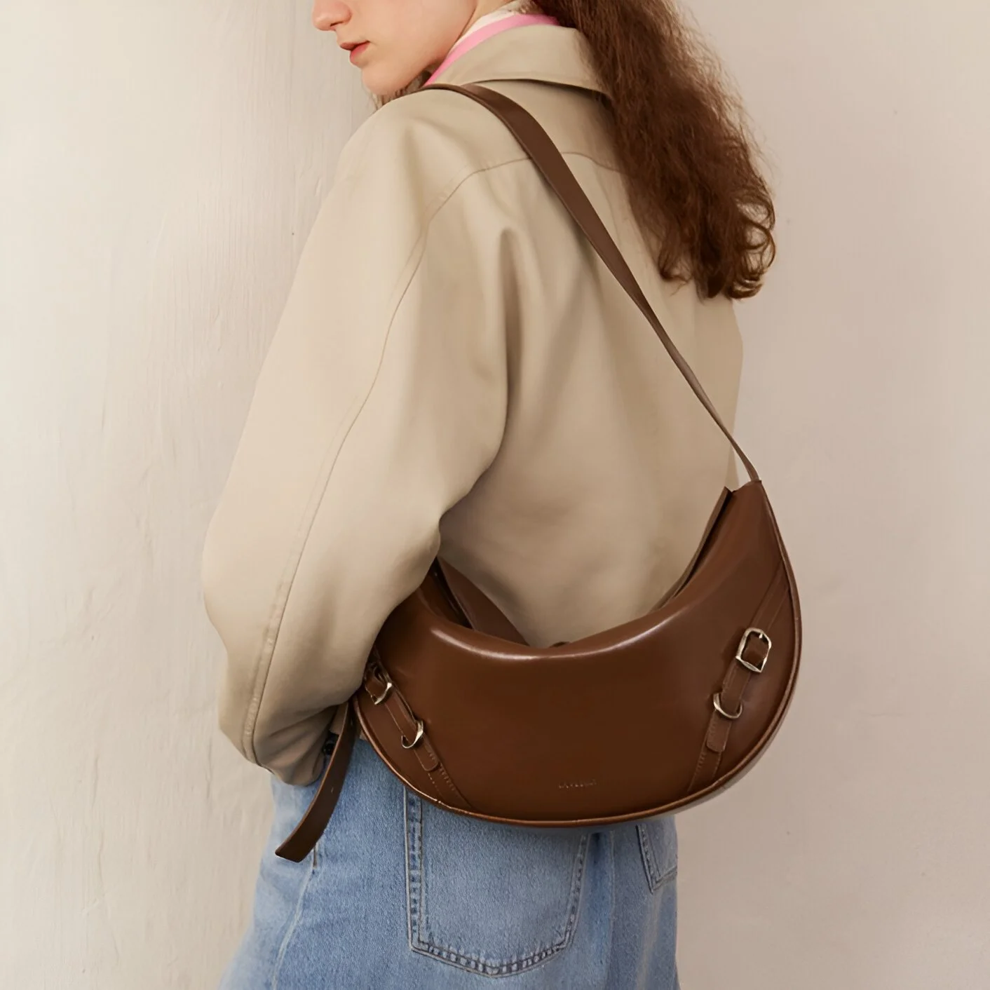 Large Capacity Leather Tote Bag