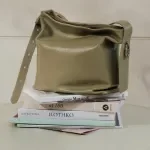 Large Leather Crossbody Shoulder Tote Bag for Women – Soft Bucket Style
