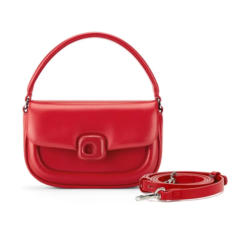 Small Leather Crossbody Tote Bag