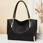 Genuine Leather Large Capacity Shoulder Tote Bag for Women