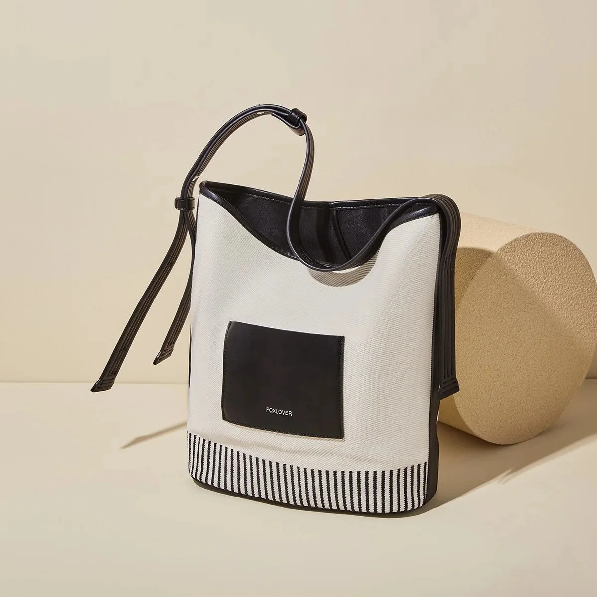Large Capacity Bucket Shoulder Handbag for Women