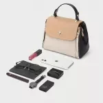 Women’s Genuine Leather Crossbody Flap Bag