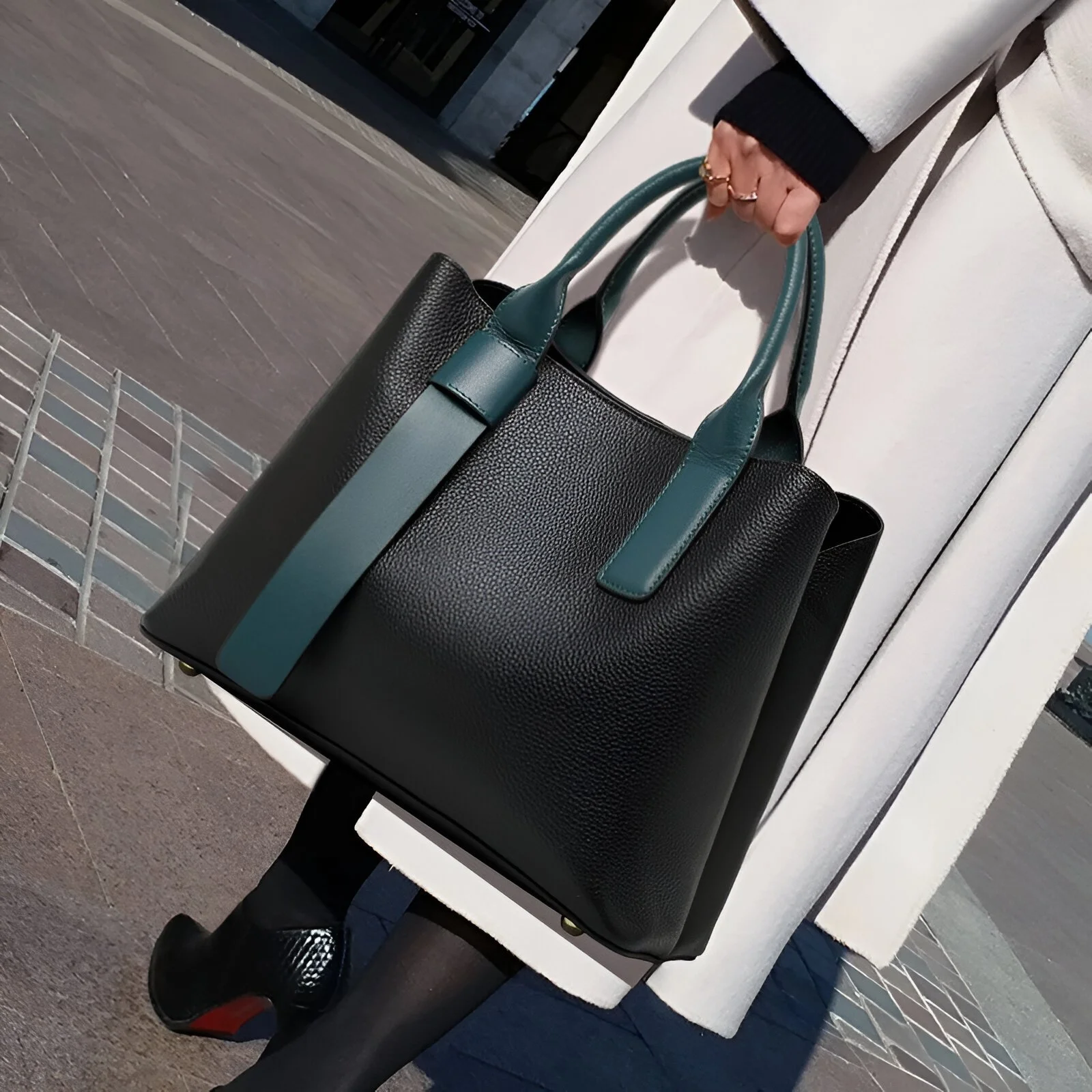 Elegant Genuine Leather Women's Tote