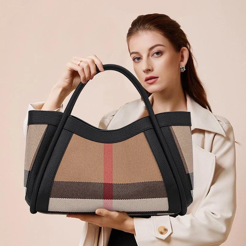 Genuine Leather Large-Capacity Women's Handbag Crossbody Bag